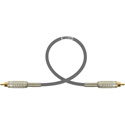 Photo of Sescom BSC1.5RRGY Audio Cable Belden Star Quad RCA Male to RCA Male Gray - 1.5 Foot