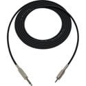 Photo of Sescom BSC1.5SMZ Audio Cable Belden Star Quad 1/4 TS Mono Male to 3.5mm TRS Balanced Male Black - 1.5 Foot