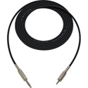 Photo of Sescom Audio Cable Belden Star Quad 1/4 TRS Balanced Male to 3.5mm TRS Balanced Male Black - 1.5 Foot