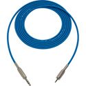 Photo of Sescom BSC1.5SZMZBE Audio Cable Belden Star Quad 1/4 TRS Balanced Male to 3.5mm TRS Balanced Male Blue - 1.5 Foot