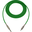 Photo of Sescom BSC1.5SZMZGN Audio Cable Belden Star Quad 1/4 TRS Balanced Male to 3.5mm TRS Balanced Male Green - 1.5 Foot