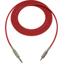 Photo of Sescom Audio Cable Belden Star Quad 1/4 TRS Balanced Male to 3.5mm TRS Balanced Male Red - 1.5 Foot
