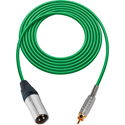 Photo of Sescom BSC1.5XJRGN Audio Cable Belden Star Quad 3-Pin XLR Female to RCA Male Green - 1.5 Foot