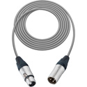 Photo of Sescom BSC1.5XXJGY Mic Cable Belden Star Quad 3-Pin XLR Male to 3-Pin XLR Female Gray - 1.5 Foot