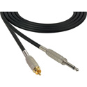 Photo of Sescom BSC100SR Audio Cable Belden Star Quad 1/4 TS Mono Male to RCA Male Black - 100 Foot