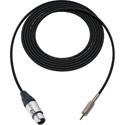 Photo of Sescom Audio Cable Belden Star Quad 3-Pin XLR Female to 3.5mm TRS Balanced Male Black - 100 Foot