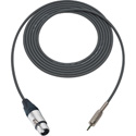 Photo of Sescom Audio Cable Belden Star Quad 3-Pin XLR Female to 3.5mm TRS Balanced Male Gray - 100 Foot