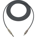 Photo of Sescom BSC10SMZGY Audio Cable Belden Star Quad 1/4 TS Mono Male to 3.5mm TRS Balanced Male Gray - 10 Foot