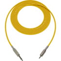Photo of Sescom BSC15SMZYW Audio Cable Belden Star Quad 1/4 TS Mono Male to 3.5mm TRS Balanced Male Yellow - 15 Foot