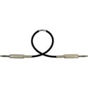 Photo of Sescom BSC3SZSZ Audio Cable Belden Star Quad 1/4 TRS Balanced Male to 1/4 TRS Balanced Male Black - 3 Foot