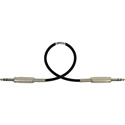 Photo of Sescom Audio Cable Belden Star Quad 1/4 TRS Balanced Male to 1/4 TRS Balanced Male Black - 3 Foot