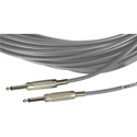 Photo of Sescom BSC50SSGY Audio Cable Belden Star Quad 1/4 TS Mono Male to 1/4 TS Mono Male Gray - 50 Foot