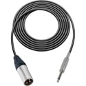 Photo of Sescom BSC50XS Audio Cable Belden Star Quad 3-Pin XLR Male to 1/4 TS Mono Male Black - 50 Foot