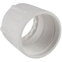 Photo of Neutrik BSE-9 Colored Bushing for NE8MX/NE8MX-B/NE8MC/NE8MC-B Connectors - Each - White