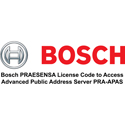Bosch PRAESENSA License Code to Access Advanced Public Address Server PRA-APAS