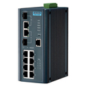 Bosch PRAESENSA Ethernet Switch with 8x Gigabit PoE Ports and 2x Gigabit Combo Ports with SFP