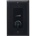 Photo of BSS Audio EC-V-BLK-M In Wall Ethernet Controller with Volume - Black - US