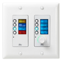 BSS Audio EC8BV-WHT-M Soundweb Contrio Ethernet Audio Controller with 8 Buttons and Volume  White - US