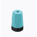 Photo of NEUTRIK BST-BNC-CY Colored Boot for rearTWIST BNC Cable Connectors - Turquoise - 100 Pack