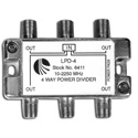 Blonder Tongue LPD-4 4-Way RF Splitter 1 Port Power Passing