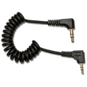 Beachtek SC25 3.5mm to 2.5mm Stereo Coiled Output Cable - streches up to 31 inches/80cm