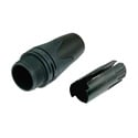 NEUTRIK BXX-14 Boot with Chuck Type Strain Relief for XX-Series - Black - 10 Pack