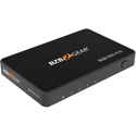 BZBGEAR BZB-SW-41A 4x1 4K60Hz UHD Ultra Slim HDMI Switcher with IR Remote Control