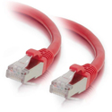 Photo of C2G Cat6 Snagless Shielded (STP) Ethernet Cable - Cat6 Network Patch Cable - Red - 35 Foot