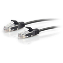 Cables To Go 01102 Cat6 Snagless Unshielded (UTP) Slim Ethernet Network Patch Cable  - Black - 3 Foot