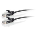 Cables To Go 01104 5 Foot Snagless Unshielded CAT6 Slim Network Patch Cable - Black