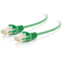 Cables To Go 01161 Cat6 Snagless Unshielded (UTP) Slim Ethernet Network Patch Cable - Green - 3 Foot