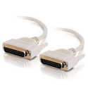 C2G 02664 DB25 Serial Cable Male-Male - 3 Foot - Beige