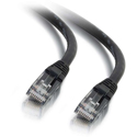 Photo of C2G Cat6 Snagless Unshielded (UTP) Ethernet Cable - Cat6 Network Patch Cable - Black - 8 Foot