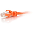 Photo of C2G Cat6 Unshielded (UTP) Ethernet Cable - Cat6 Network Patch Cable - Orange - 14 Foot
