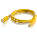 C2G Cat6 Unshielded Ethernet Network Crossover Patch Cable - Yellow - 3 Foot