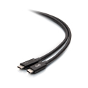 C2G 8885 Thunderbolt 4 USB-C Cable (40Gbps) - 1.5 FT - Black