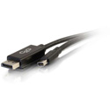Photo of C2G 54301 Mini DisplayPort Male to DisplayPort Male Adaptor Cable - Black - 6 Foot