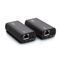 C2G 54279 1-Port USB-C Extender Transmitter to Receiver Kit - USB 3.2 Gen 1 (5Gbps) - Plenum Rated
