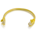 C2G CG04013 Cat6 Snagless UTP Ethernet Network Patch Cable - Yellow - 15 Foot