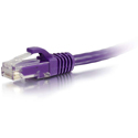 C2G Cat6 Snagless Unshielded (UTP) Ethernet Cable - Cat6 Network Patch Cable - Purple - 75 Foot