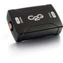 C2G 40018 Coaxial to TOSLINK Optical Digital Audio Converter (TAA Compliant)