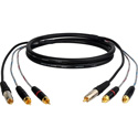 Photo of Sescom C3P-C3P-3 Dubbing Cable Canare A2V1 3 RCA Male to 3 RCA Male - 3 Foot