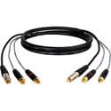 Photo of Sescom C3P-C3P-50 Dubbing Cable Canare A2V1 3 RCA Male to 3 RCA Male - 50 Foot