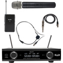 CAD Audio GXLD2HBAH Digital Wireless Combo Handheld and Bodypack Microphone System AH Frequency Band (902.9 - 915.5 MHz)