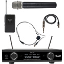 Photo of CAD Audio GXLD2HBAI Digital Wireless Combo Handheld and Bodypack Microphone System AI Frequency Band (909.3 - 926.8 MHz)