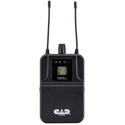 CAD Audio GXLIEMBP Bodypack Receiver for GXLIEM Wireless In-Ear Monitor Systems - 902-928Mhz - MEB1 Earbuds Included