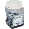 Photo of Hammond CAGKIT1032-50 10-32 Cage Nuts & Screws for Square Hole Punched Rackrails - 50 Pack