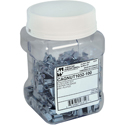 Photo of Hammond CAGENUT1032-100 10-32 Cage Nuts for Square Hole Punched Rack Rails - 100 Pack in Plastic Jar