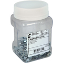 Hammond CAGNUT1032-50 10-32 Cage Nuts for Square Hole Punched Rack Rails - 50 Pack in Plastic Jar