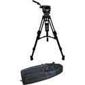 Cartoni KF222CHM FOCUS 22 Head 2 Stage CF 100mm HD Tripod ML Spreader Feet Pan Bar & Soft Case